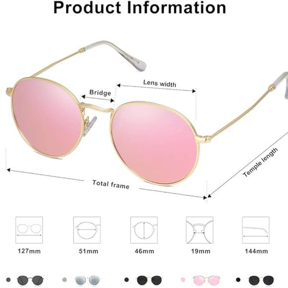 Pink woman\'s sunglasses main image 6